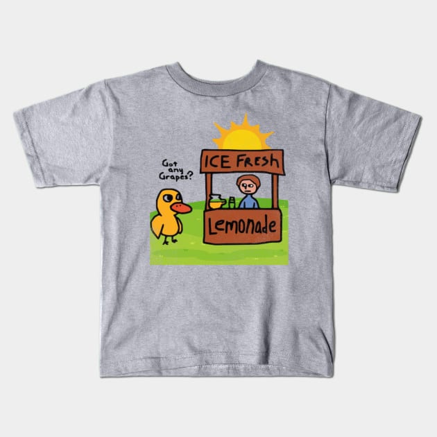 Duck-song Kids T-Shirt by Funny sayings